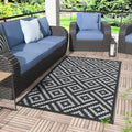 GENIMO Outdoor Rugs 3'x5' Waterproof, Reversible Mats, Outdoor Area Rug by GENIMO