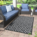 GENIMO Outdoor Rugs 3'x5' Waterproof, Reversible Mats, Outdoor Area Rug by GENIMO