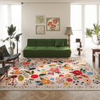 Rugcomf Area Rugs 8x10 Rug for Living Room Clearance Washable Boho Area Rug Non - Image 8