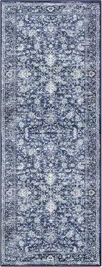 KILOCOCO Hallway Runner 2x5 Printed Vintage Floral Washable Kitchen Runner Rug - Image 10