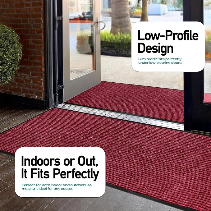 MaxMat® Extra Large Commercial Door Mat, Rubber Border Heavy Duty Door Mat - Image 3
