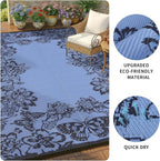 Garvee Outdoor Rugs 9' x 12’ Waterproof Reversible Mats, Large Area Plastic - Image 6