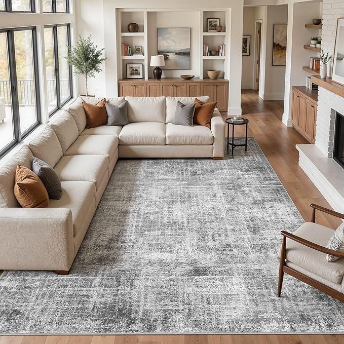Washable 8x10 Area Rug for Living Room - Image 5