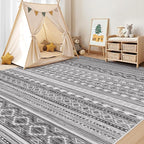 cotiled 7x9 Area Rugs Living Room Rug: Washable Boho Rugs - Image 7