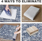 KILOCOCO Runner for Hallway 2x10 Runner Rug Printed Vintage Floral Washable Rug - Image 3