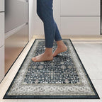 Rug for Hallways Kitchen Rug 3x7 Ashen, Non Slip Washable Rugs - Image 4