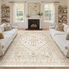 zesthome 10x12 Area Rugs, Stain Resistant Washable Rug, Ultra-Thin Rugs by Zesthome
