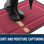 OLANLY Front Door Mat Indoor Outdoor Entrance, Waterproof All-Season, - Image 4