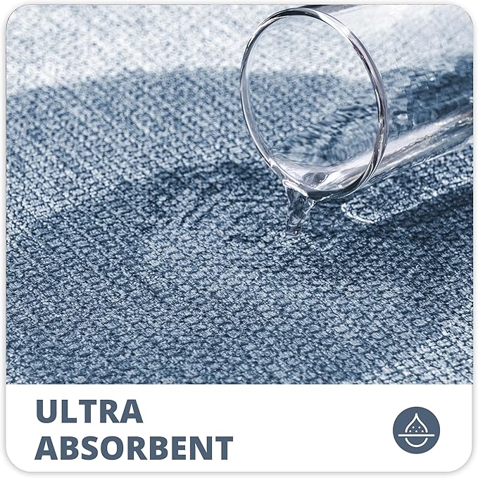 Bosap Bath Mat, Ultra Thin Bathroom Runner Rugs, Large Bath Mats - Image 3