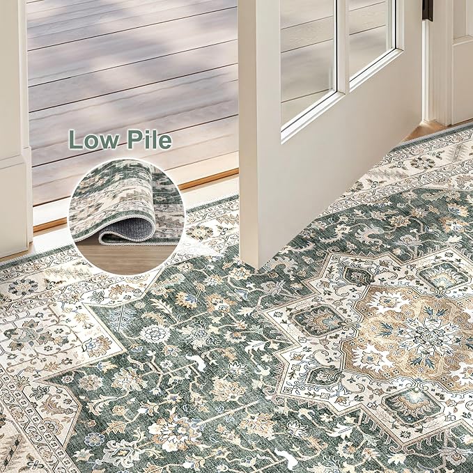 cotiled Vintage Living Room Area Rug 3x5 - Image 4