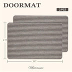 MatEssenz Pet-Friendly Indoor Door Mat 2-Pack Box Set - Image 2