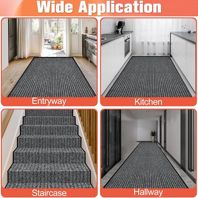 MYFAMIREA Commercial Floor Mat 3' x 5' Extra Large Front Door Industrial Rug - Image 7