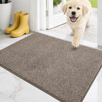 PURRUGS Dirt Trapping Door Mat 20" x 31.5", Non-Slip Machine Washable Entry Rug by PURRUGS