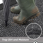 BEQHAUSE Indoor Door Mat 20" x 48", Dirt Trapper Door Mats Non-Slip Entryway - Image 3