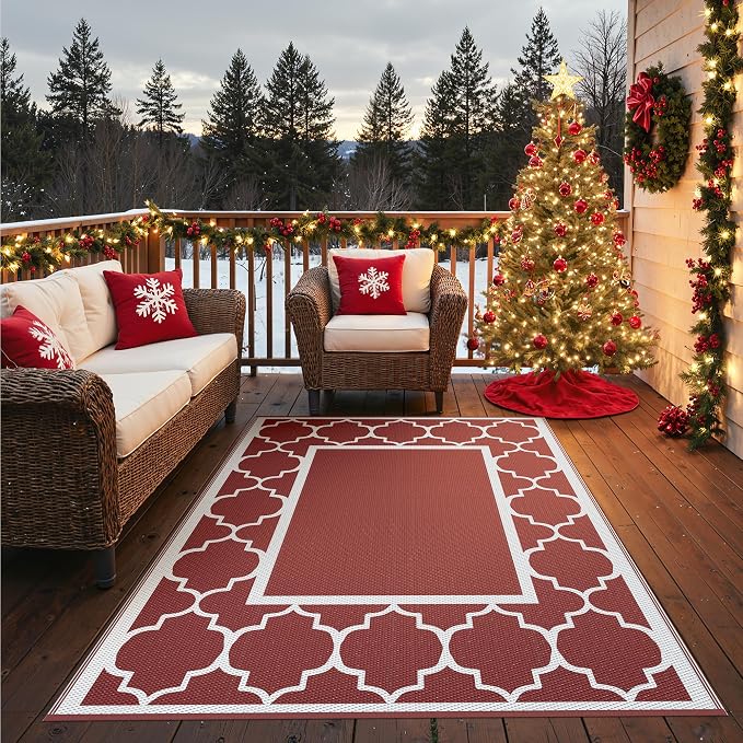 GENIMO 5' x 8' Outdoor Rug Waterproof by GENIMO