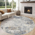 UERMEI 8ft Round Area Rug Living Room Rugs - Image 2