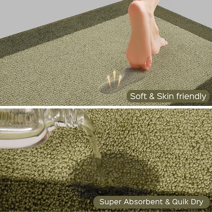 Machine Washable Throw Rug 24" x 36", Non Slip Kitchen Mat - Image 2