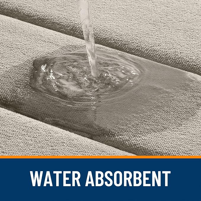 OLANLY Memory Foam Bath Mat 44x24, Super Soft Absorbent Bathroom Rugs, Quick Dry - Image 4