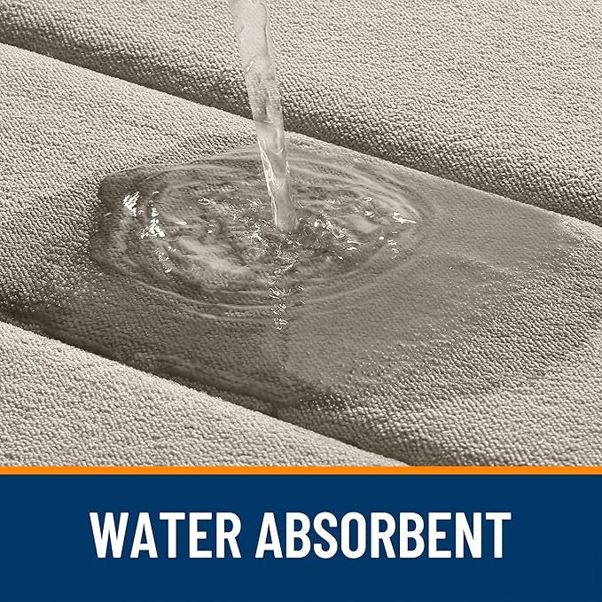 OLANLY Memory Foam Bath Mat 59x35, Super Soft Absorbent Bathroom Rugs, Quick Dry - Image 4
