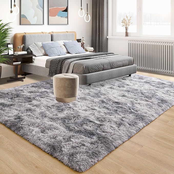 Tepook Fluffy Large Rugs for Living Room, Area Rug 6x9 Soft Carpet for Bedroom - Image 3