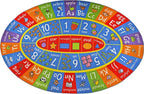 KC Cubs Multi Color Letter Print Power-Loomed ABC Alphabet, Numbers and Shapes - Image 2