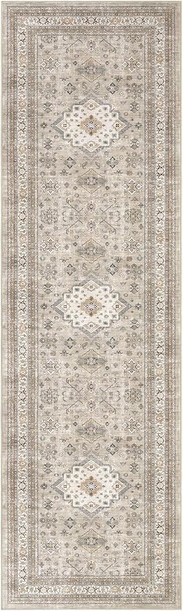 Vintage Hallway Runner Rug 3x10: Large Soft Washable Entryway - Image 9