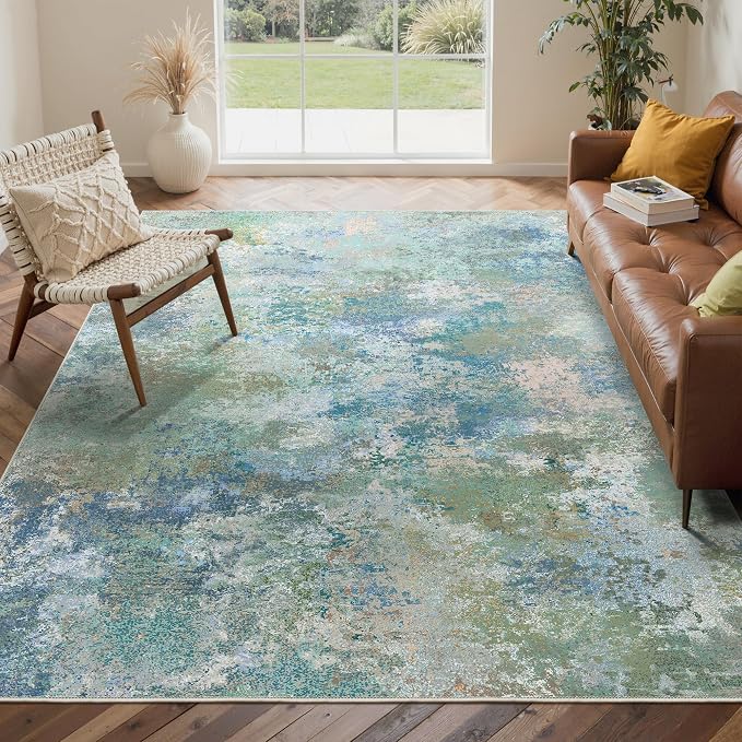 BEIMO Area Rugs 6x9 for Living Room Bedroom, Modern Abstract Machine Washable - Image 3