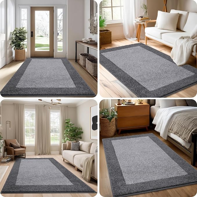 Washable Area Rug 36" x 36", Non Slip Kitchen Rug - Image 6