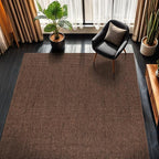 CAMILSON Easy Jute Rug 8x10, Indoor Outdoor Brown Color Fiber Area Rugs by CAMILSONIndoorOutdoorAreaRugs