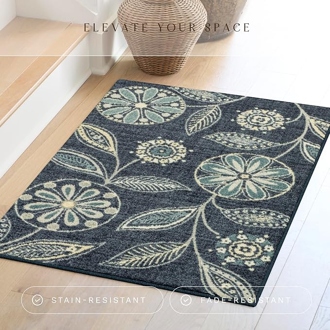 Maples Rugs Reggie Floral Kitchen Rug - Image 2
