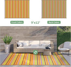 GENIMO Outdoor Rug for Patio Clearance, Lightweight Waterproof RV Camping Mat - Image 5