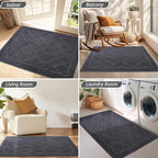 BEQHAUSE Dirt Trapper Door Mat 20" x 32", Doormat Non-Slip Entryway Rugs - Image 8