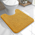 OLANLY Toilet Rugs U-Shaped 20x20, Extra Soft Absorbent Chenille Contour by OLANLY