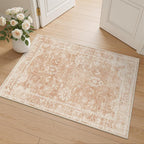 Madane 2x3 Washable Rugs for Entryway, Low Pile Non-Slip Small Area Rug Kitchen by Madane