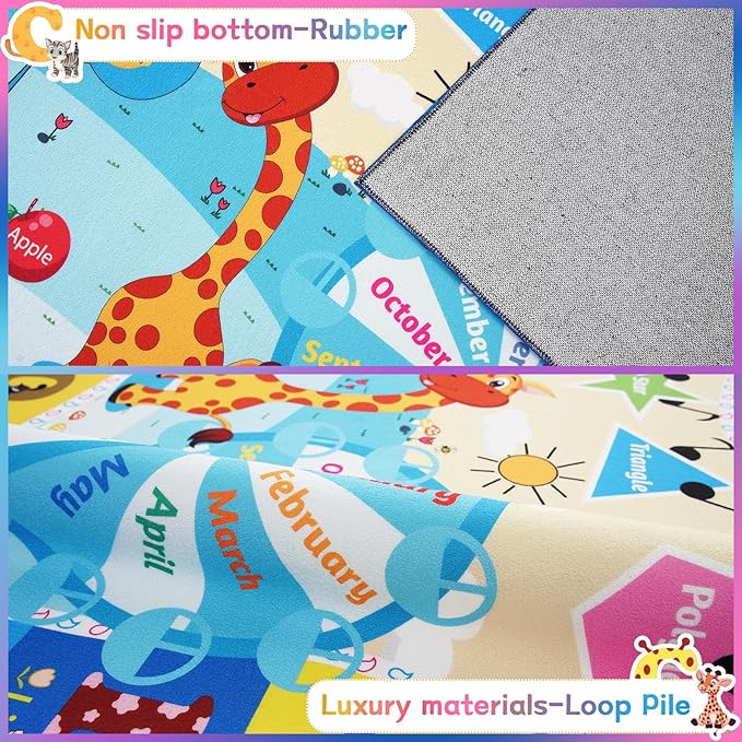Chicrug Educational Kid Area Rug - Image 7