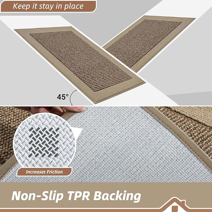 BEQHAUSE Indoor Door Mat 24" x 60", Dirt Trapper Door Mats Non-Slip Entryway - Image 4