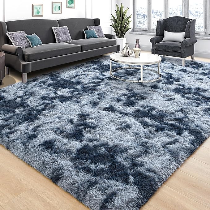 Tepook Fluffy Large Rugs for Living Room, 8x10 Area Rugs for Bedroom, Modern - Image 2