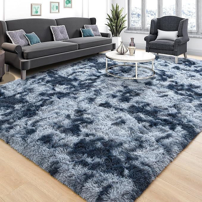 Tepook Soft Fluffy Rugs for Living Room, 5x8 Shaggy Area Rug for Bedroom by Tepook