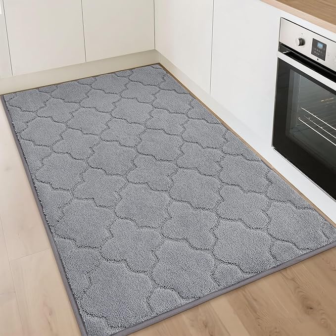 COSY HOMEER Kitchen Rugs 32"x48" Non-Slip Washable Kitchen Mats by COSYHOMEER