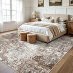 9x9 Square Rug Living Room – Washable Non-Slip Indoor Area Rug - Image 3