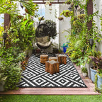 GENIMO 5'x8' Outdoor Rug Waterproof, Reversible Mats, Outdoor Area Rug - Image 3
