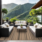 GENIMO Outdoor Rug for Patio Clearance, Lightweight Waterproof RV Camping Mat - Image 3