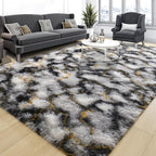 Tepook Soft Fluffy Rugs for Bedroom, 4x6 Area Rug for Living Room, Modern by Tepook