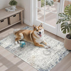 Soalmost 2x3 Washable Rugs for Kitchen, Powder Room Small Area Rug Non-Slip - Image 2