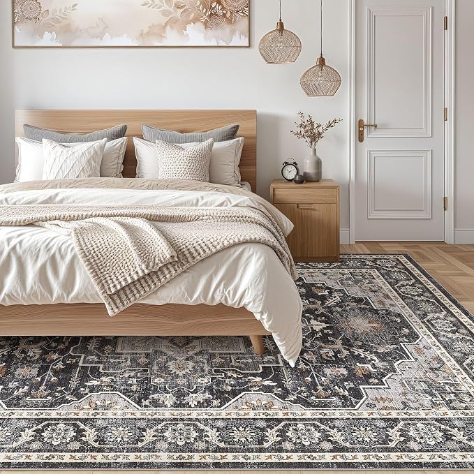 Vintage Living Room Area Rug 6x9 - Image 6