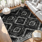 BESTSWEETIE Area Rug 3x4 Rug Machine Washable Non-Slip Low Pile Print Pattern - Image 7