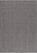 SAFAVIEH Courtyard Collection 5'3" x 7'7" Black/Beige CY8521 Indoor/ Outside - Image 2