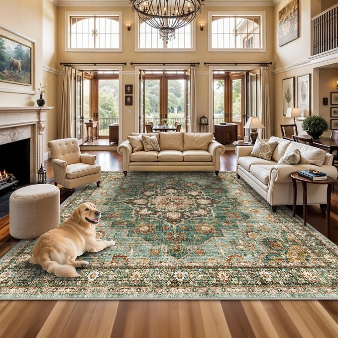 TOPRUUG Washable Oriental Area Rug by TOPRUUG