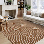 ROYHOME Washable Rug 8x10 Area Rugs by ROYHOME