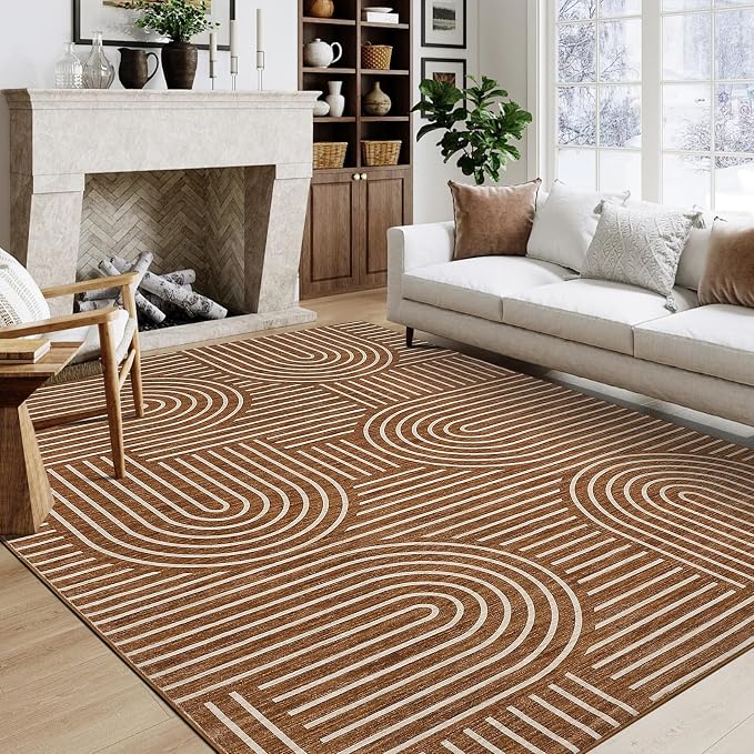 ROYHOME Washable Rug 8x10 Area Rugs by ROYHOME